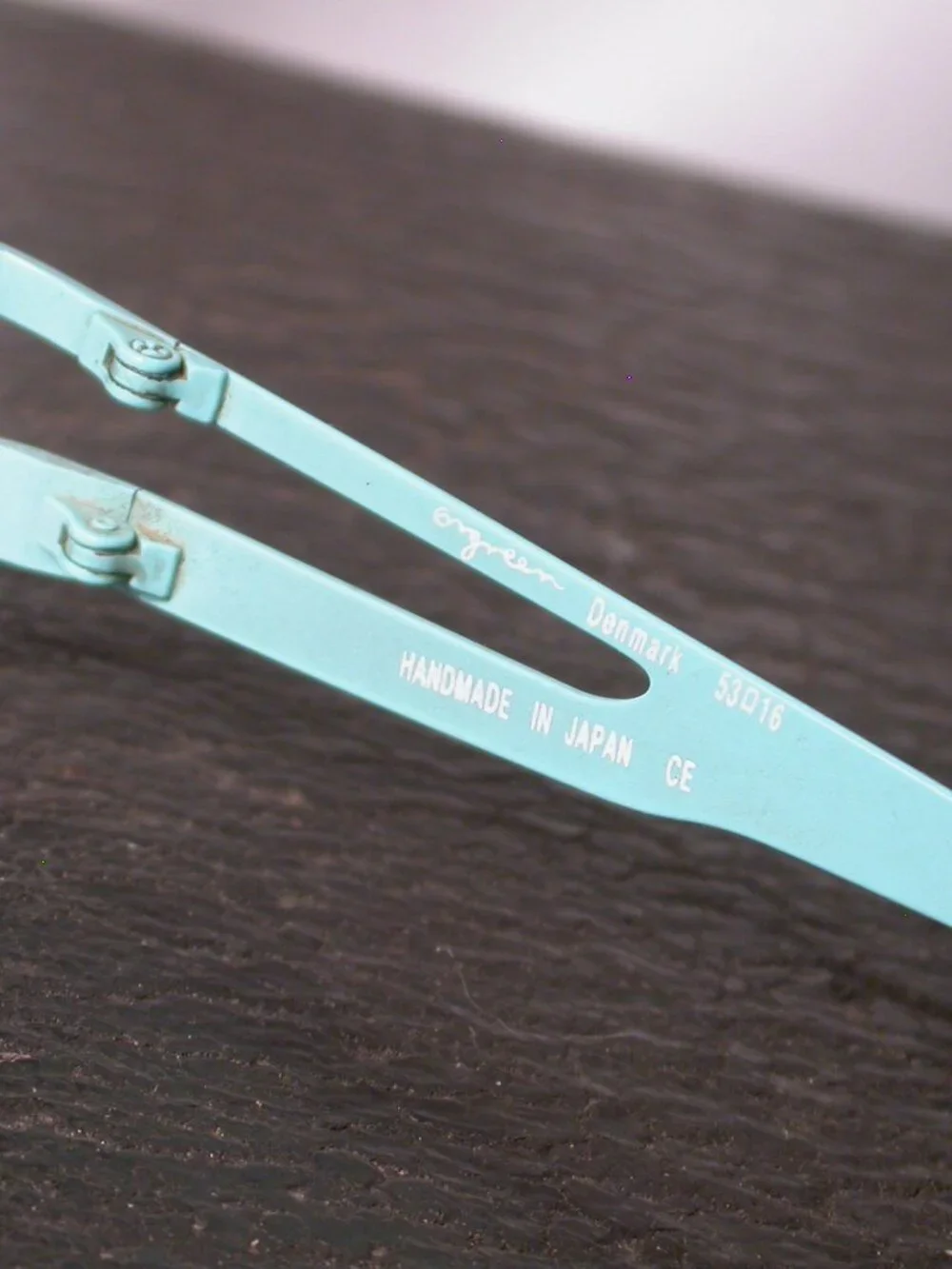 Orgreen Pussycat Blue and Purple Modern Eyeglasses Frames Made in Japan